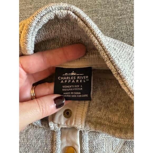 Like New Kappa Kappa Gamma Embroidered Womens Snap Pullover Large - Picture 3 of 7